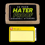 Hater Proof - Magic Ink Eggshell Stickers - Vandal Vault