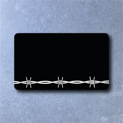 Barbed Wire Black Stickers