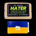 Hater Proof - City Rail Eggshell Stickers - Vandal Vault