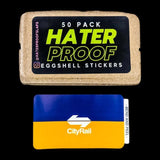 Hater Proof - City Rail Eggshell Stickers - Vandal Vault