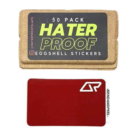 Hater Proof - QR Eggshell Stickers - Vandal Vault